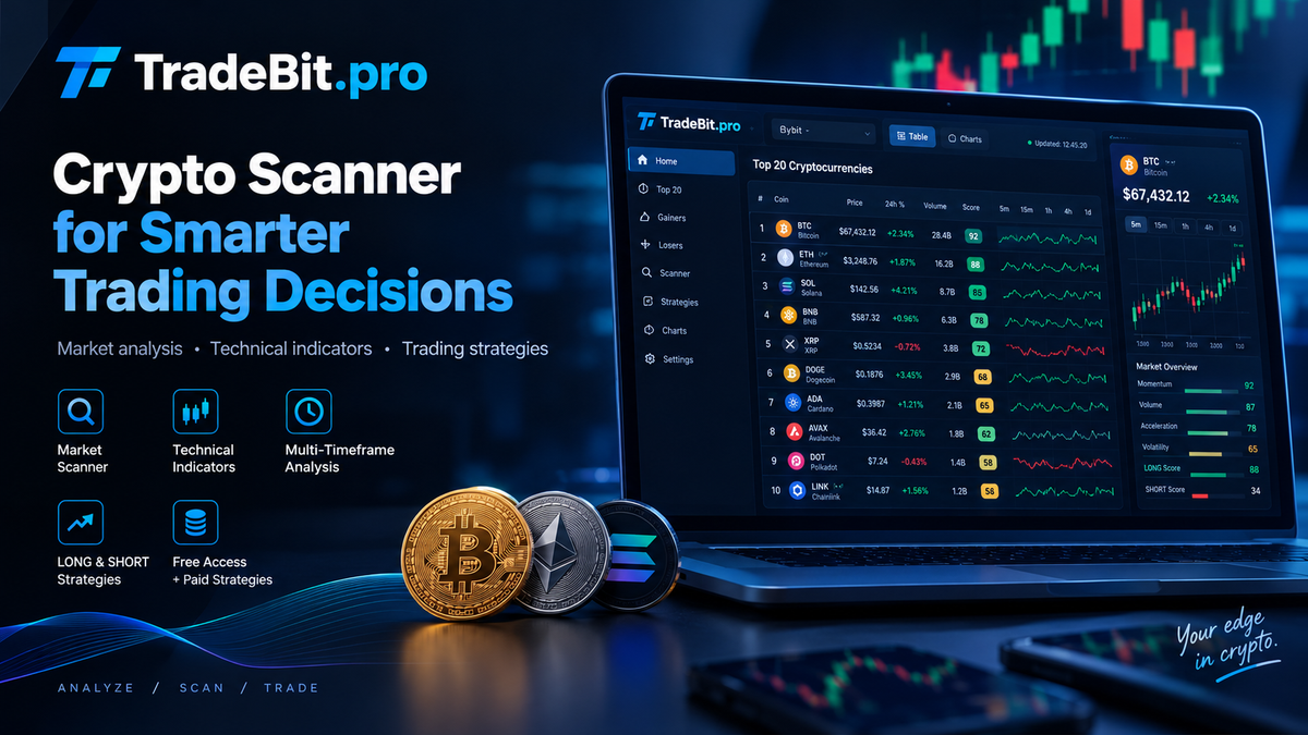 TradeBit.pro: A Free Crypto Scanner for Smarter Trading Decisions